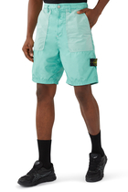 Cotton Blend Bermuda Shorts